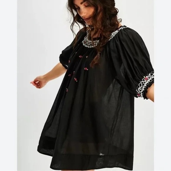 New! Free People Atlas Rose Tunic mini Dress Mountain Spring 20974 - Picture 2 of 9